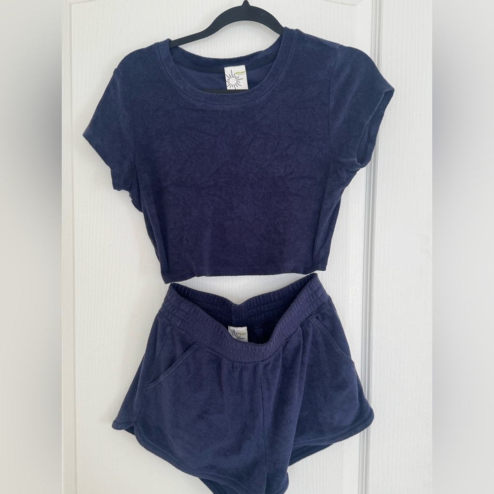 Aerie Charcoal Gray Lounge Shorts